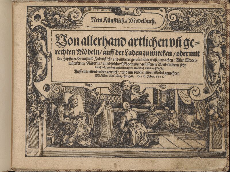 New Künstlichs Modelbuch, Title page (page 1 recto) MET DP363404