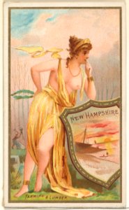 New Hampshire, from the Industries of States series (N117) issued by Duke Sons & Co. to promote Honest Long Cut Tobacco MET DPB873638