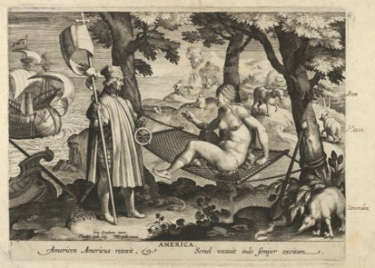 New Inventions of Modern Times -Nova Reperta-, The Discovery of America, plate 1 MET DP841124