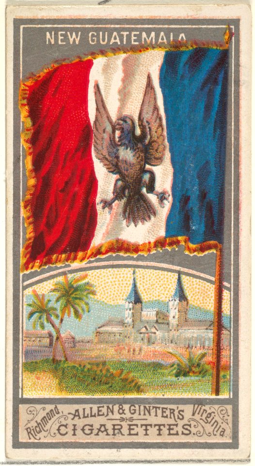 New Guatemala, from the City Flags series (N6) for Allen & Ginter Cigarettes Brands MET DP829271
