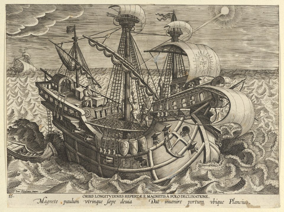 New Inventions of Modern Times -Nova Reperta-, The Discovery of the Establishment of the Longitudes, plate 16 MET DP841113