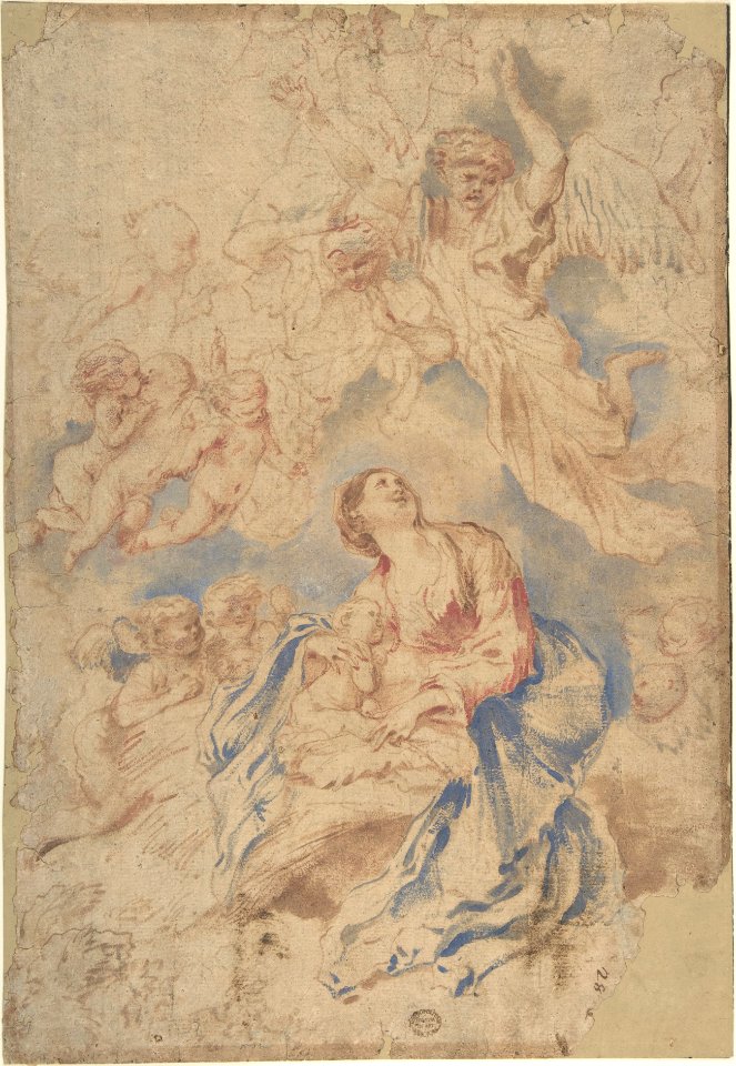 Nativity with Angels MET DP809037