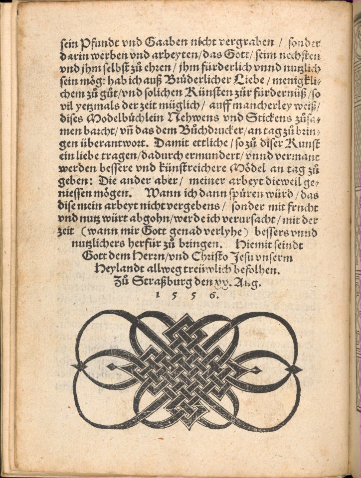 New Modelbüch allen Nägerin u. Sydenstickern (dedicatory page, 2v) MET DP356545