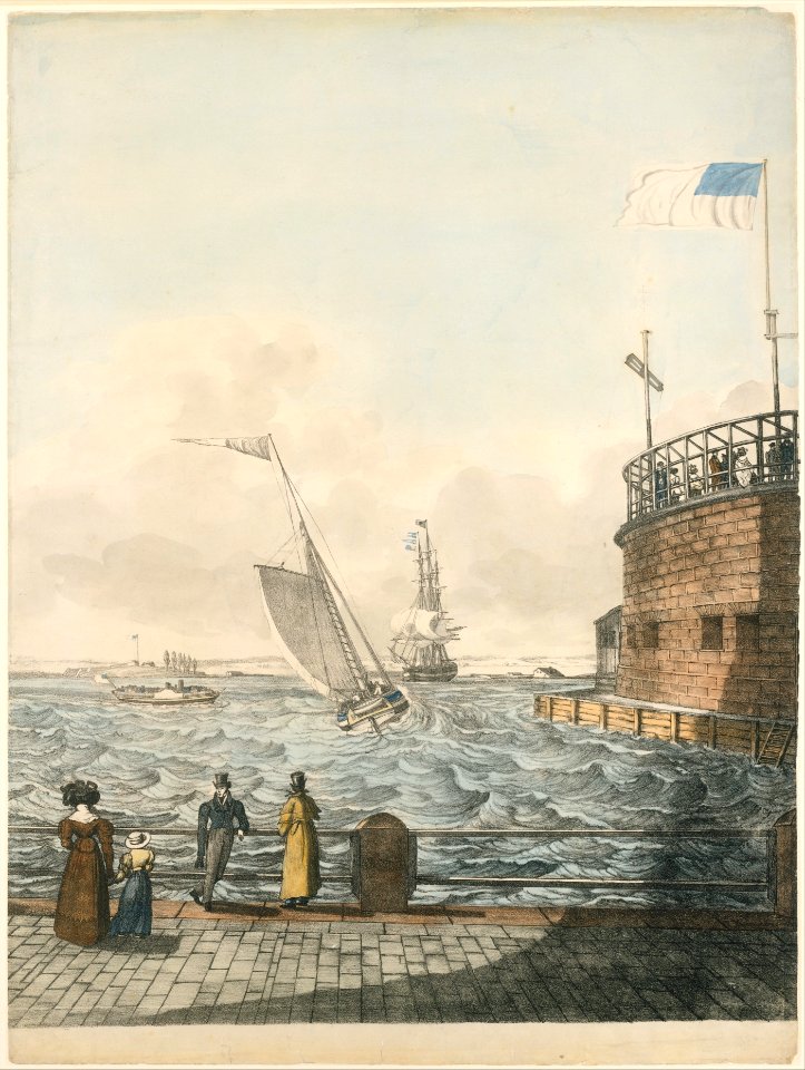 New York Harbor from the Battery MET DT2090