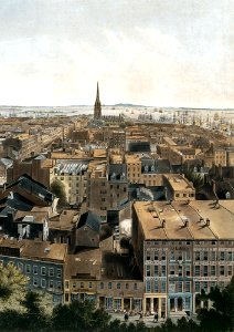 New York from the Steeple of St. Paul's Church, Looking East, South, and West MET 49H 124AR1