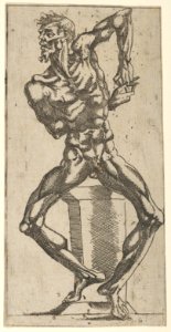 Naked Figure leaning on a Pedestal MET DP854201