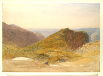 On the North Coast of Devon, Lundy Island in the Distance MET DP114134