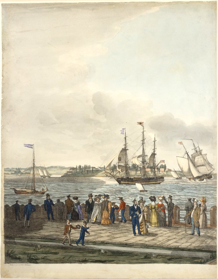 New York Harbor from the Battery MET DT2088