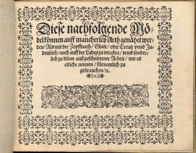 Newes Modelbuch in Kupffer (Page 9r) MET DP363801