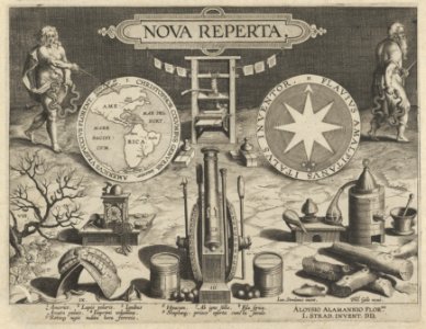 New Inventions of Modern Times -Nova Reperta-, Title Plate MET DP841122