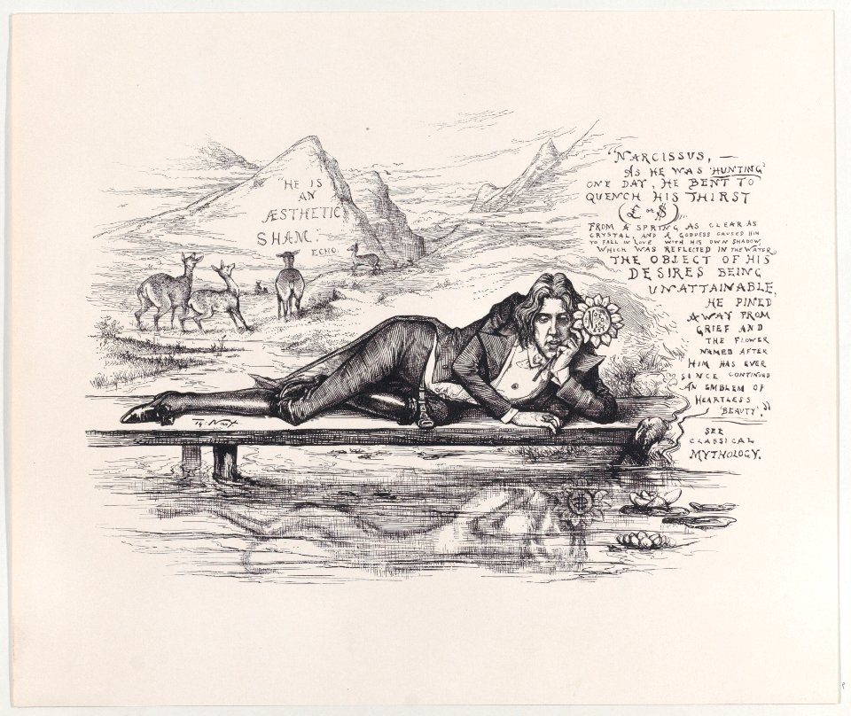 Oscar Wilde as Narcissus Met DP884627