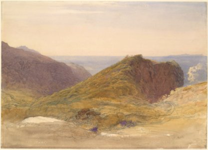 On the North Coast of Devon, Lundy Island in the Distance MET DP108220