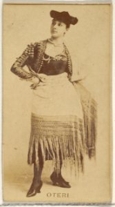 Oteri, from the Actors and Actresses series (N45, Type 8) for Virginia Brights Cigarettes MET DP831585