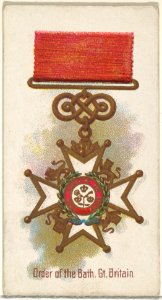 Order of the Bath, Great Britain, from the World's Decorations series (N30) for Allen & Ginter Cigarettes MET DP838279