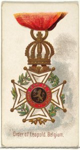 Order of Leopold, Belgium, from the World's Decorations series (N30) for Allen & Ginter Cigarettes MET DP838299