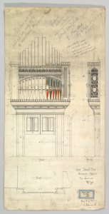Oak Organ Case Southery Church MET DP820969