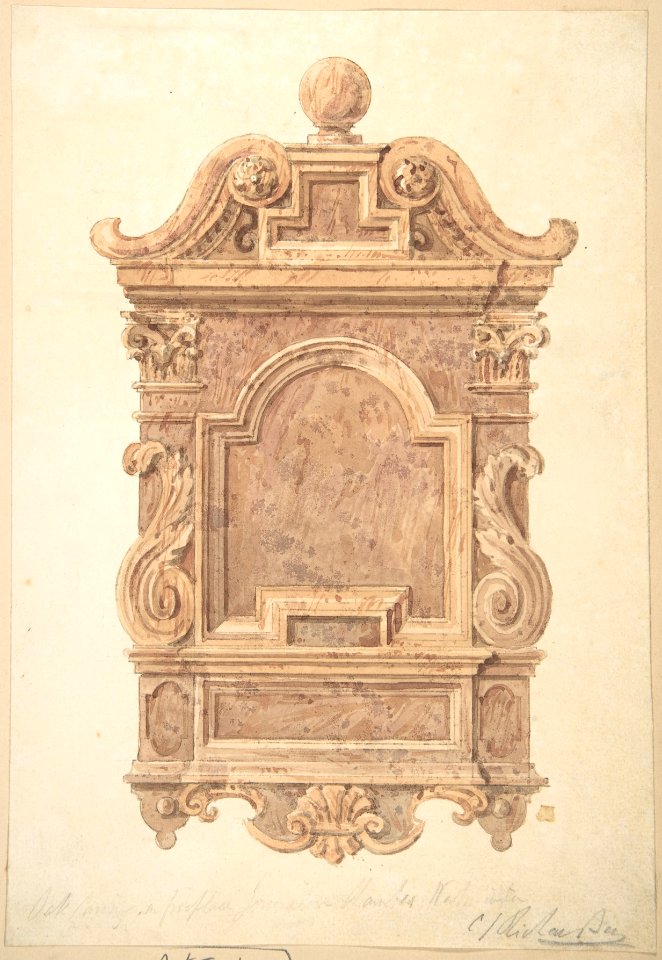 Oak Carving from Fireplace in the Jerusalem Chamber, Westminster MET DP804897