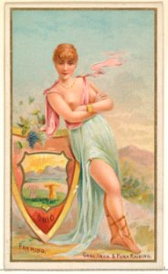 Ohio, from the Industries of States series (N117) issued by Duke Sons & Co. to promote Honest Long Cut Tobacco MET DPB873657