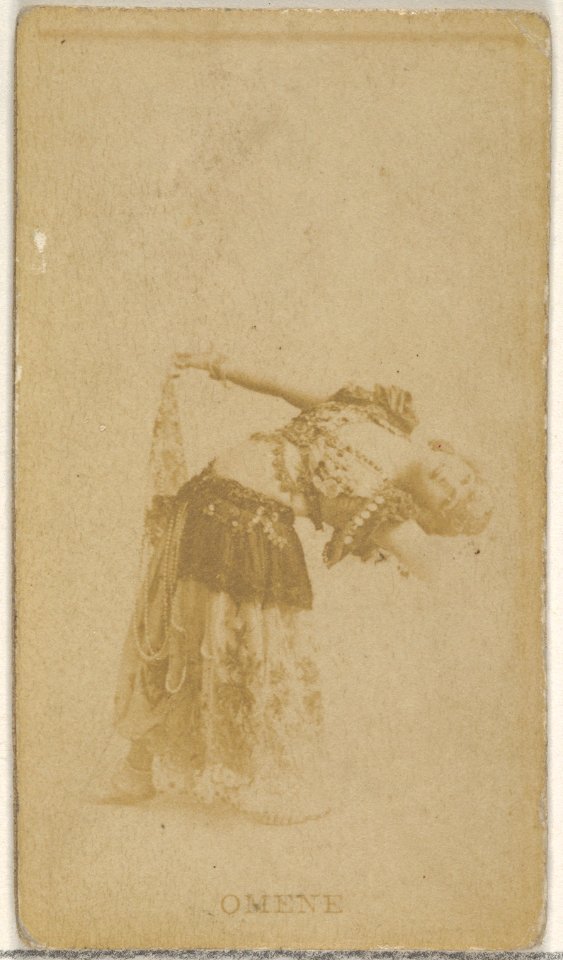 Omene, from the Actors and Actresses series (N45, Type 8) for Virginia Brights Cigarettes MET DP831582