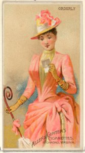 Orderly, from the Parasol Drills series (N18) for Allen & Ginter Cigarettes Brands MET DP834983