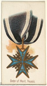 Order of Merit, Prussia, from the World's Decorations series (N30) for Allen & Ginter Cigarettes MET DP838301