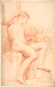 Nude Male with Two Putti MET DP802269
