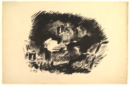 Once Upon a Midnight Dreary. Illustration to The Raven by Edgar Allan Poe MET DP820760