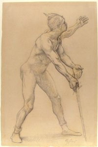 Nude Male Figure with a Sword MET 1988.255