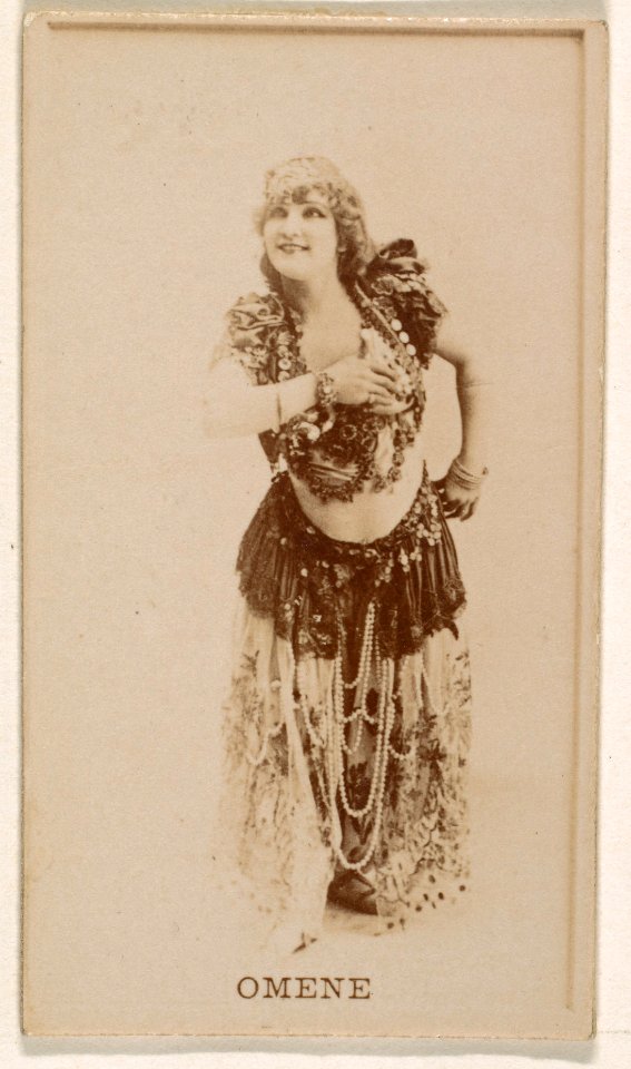 Omene, from the Actresses series (N245) issued by Kinney Brothers to promote Sweet Caporal Cigarettes MET DP859267