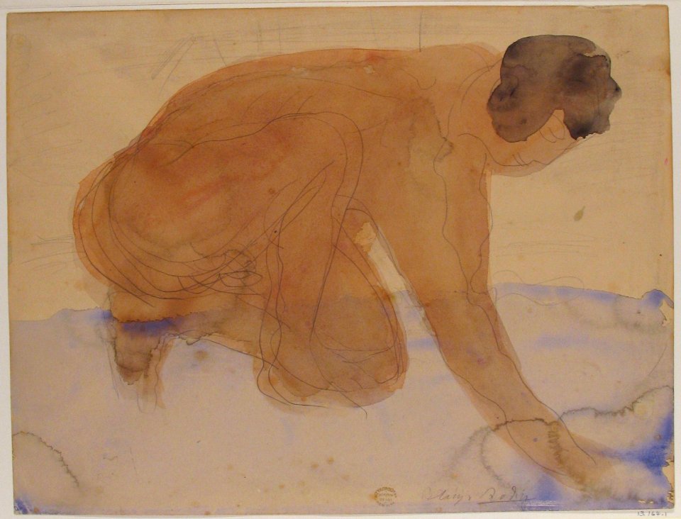 Nude figure on hands and knees MET 13.164.1