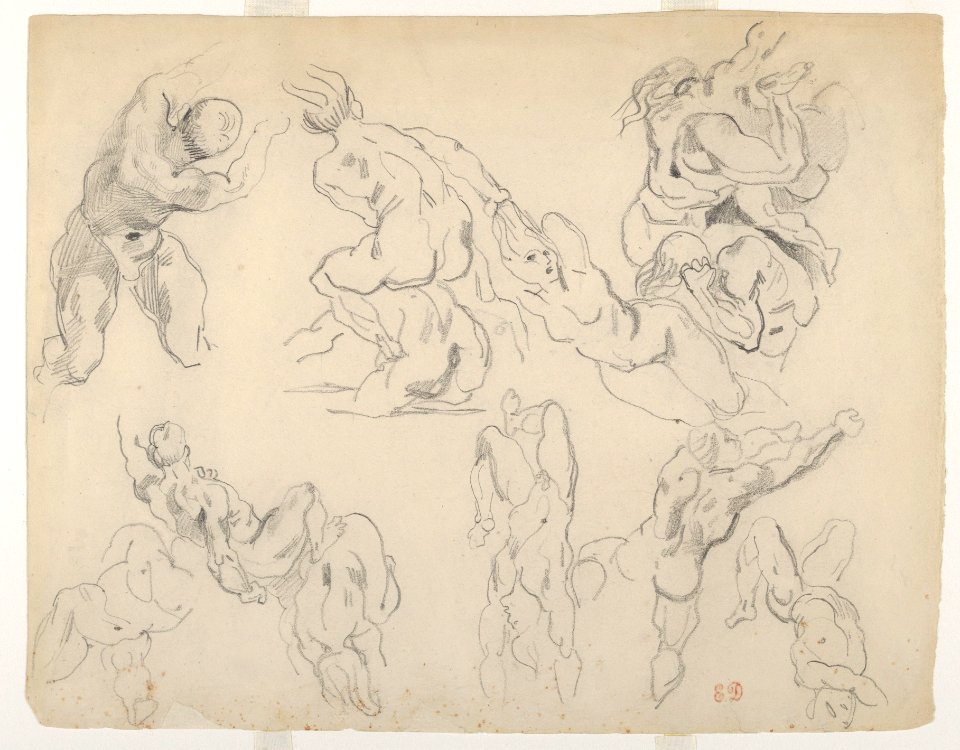 Nude Figures, after Ruben's 'Fall of the Rebel Angels' MET DP836579