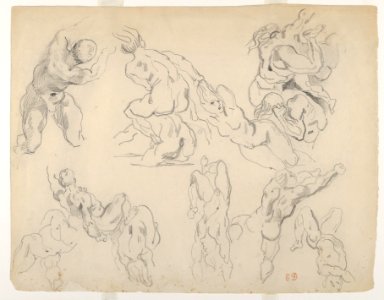 Nude Figures, after Ruben's 'Fall of the Rebel Angels' MET DP836579