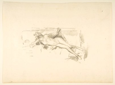 Nude Model, Reclining (Nude Model Resting) MET DP813910
