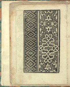 Opera Nova Universali intitulata Corona di racammi, page 28 (verso) MET DP348820