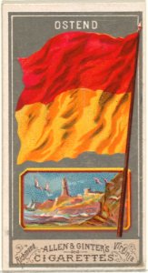Ostend, from the City Flags series (N6) for Allen & Ginter Cigarettes Brands MET DP829282