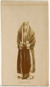 Omene, from the Actors and Actresses series (N45, Type 8) for Virginia Brights Cigarettes MET DP831721