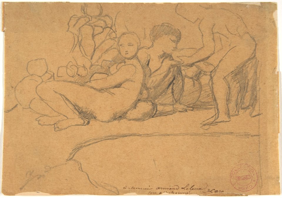 Nude Figures for L'Âge d'Or, Château de Dampierre MET DP806772