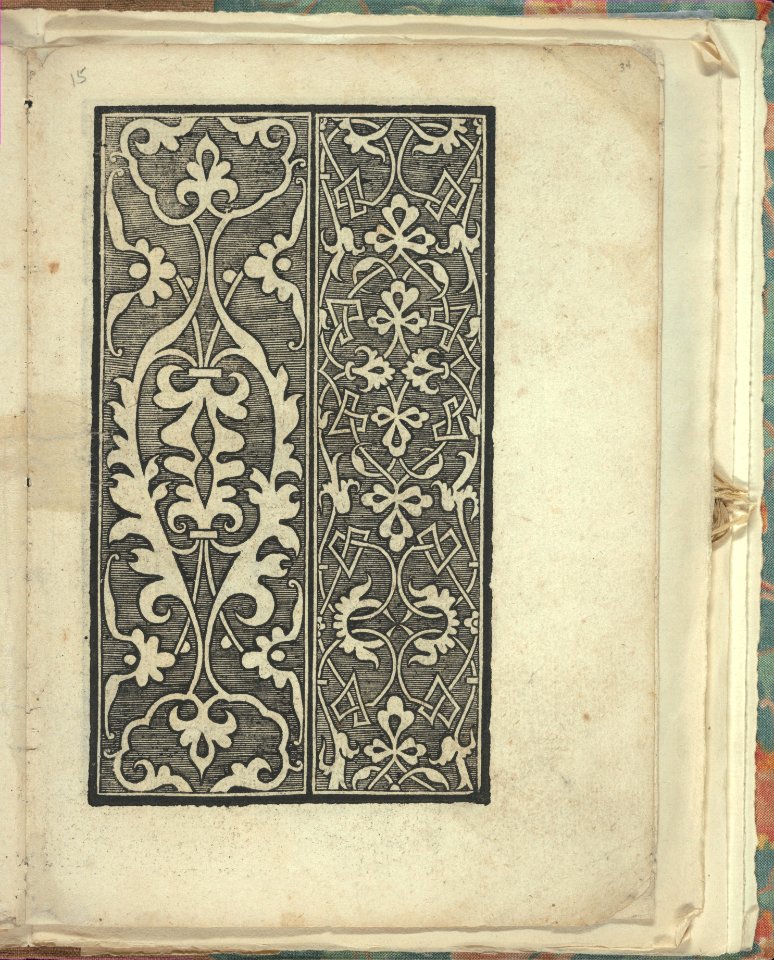 Opera Nova Universali intitulata Corona di racammi, page 34 (recto) MET DP348863