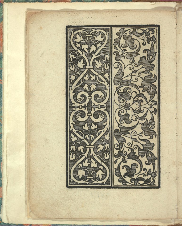Opera Nova Universali intitulata Corona di racammi, page 8 (verso) MET DP348800