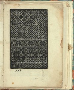 Opera Nova Universali intitulata Corona di racammi, page 26 (recto) MET DP348855