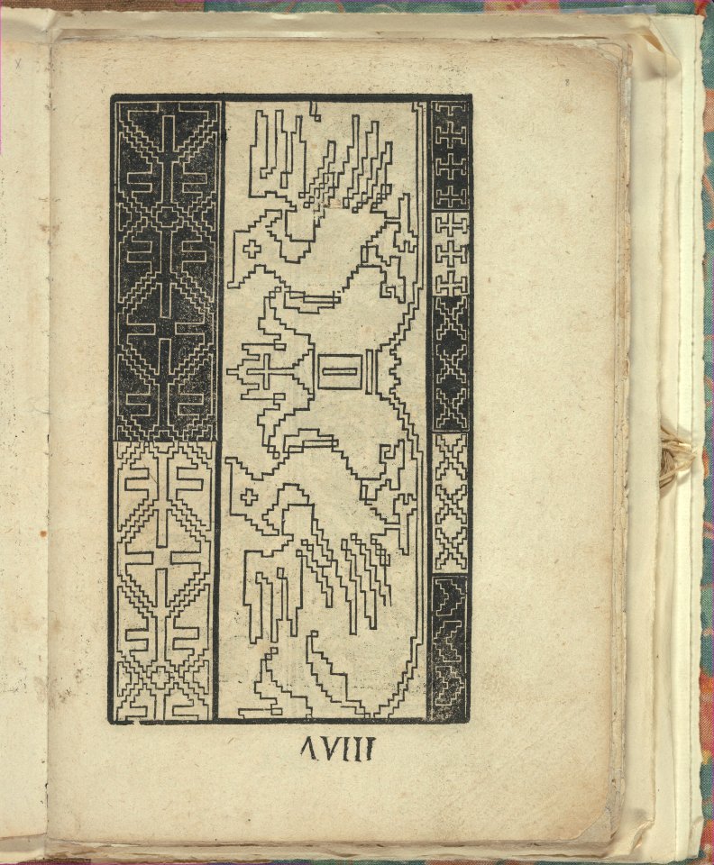 Opera Nova Universali intitulata Corona di racammi, page 8 (recto) MET DP348838