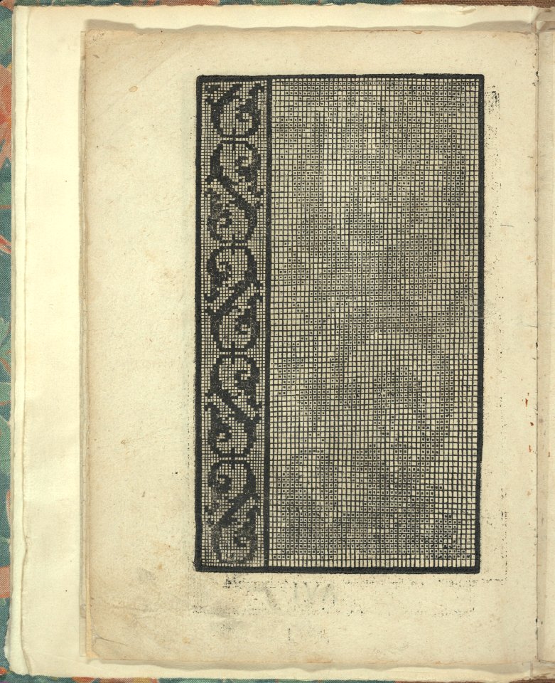 Opera Nova Universali intitulata Corona di racammi, page 6 (verso) MET DP348798