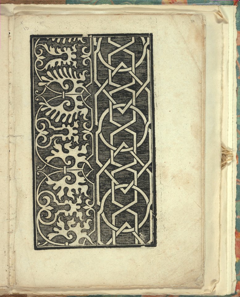 Opera Nova Universali intitulata Corona di racammi, page 32 (recto) MET DP348861