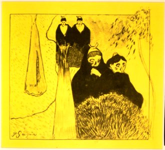 Old Women of Arles, from the Volpini Suite- Dessins lithographiques MET DR323