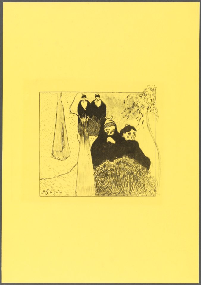 Old Women of Arles, from the Volpini Suite- Dessins lithographiques MET DP281870