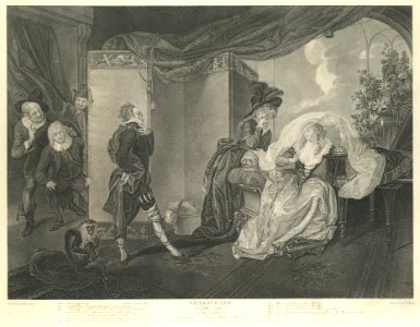 Olivia's House - Olivia, Maria and Malvolio (Shakespeare, Twelfth Night, Act 3, Scene 4) MET DP109510