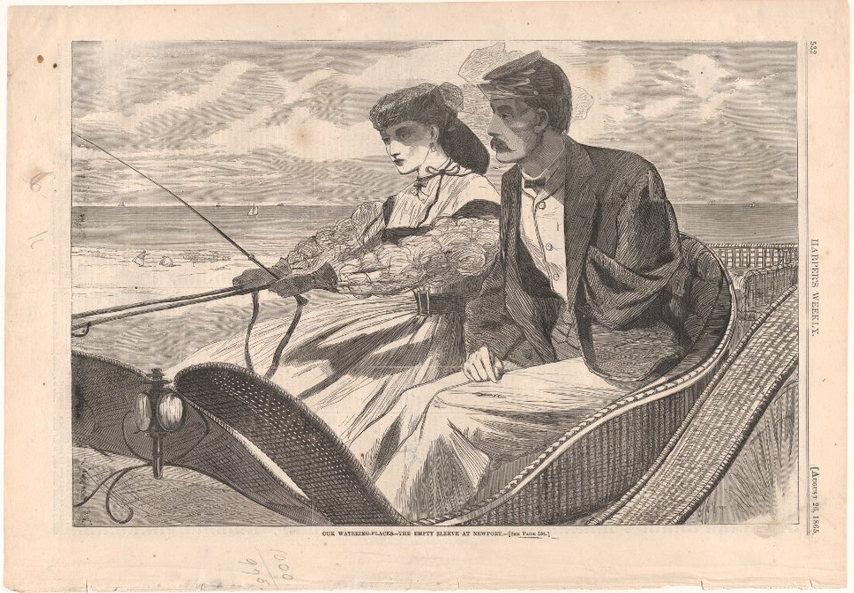 Our Watering Places – The Empty Sleeve at Newport (Harper's Weekly, Vol. IX) MET DP875218