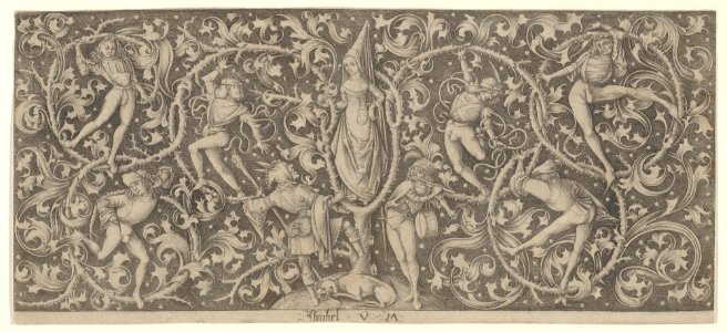 Ornamental Engraving with Morris Dancers MET DP835370