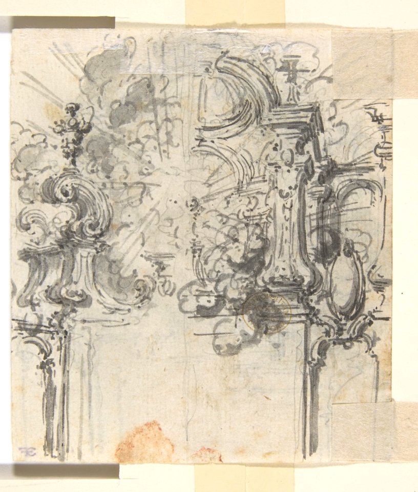 Ornament Design with Alternate Suggestion (recto). Variant Ornament Design with Alternate Suggestion (verso) MET DP810768