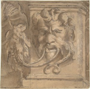 Ornamental Design with Antique-style Mask MET DP801947